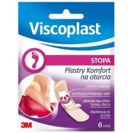 plastry piankowe na odciski otarcia haluksy pięty Viscoplast 3M - 6 szt.