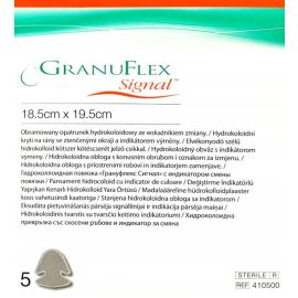 Opatrunek hydrokoloidowy GRANUFLEX Signal na pięte 18,5 cm x 19,5 cm op.5szt
