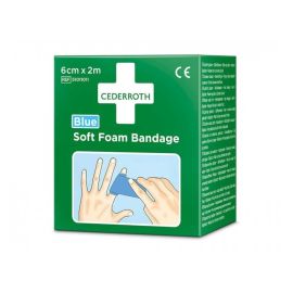 Bandaż piankowy Soft Foam Bandage Blue 6cm x 2m