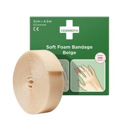 Bandaż piankowy Soft Foam Bandage Beige 3cm x 4,5m