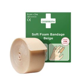 Bandaż piankowy Soft Foam Bandage Beige 6cm x 2m