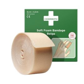 Bandaż piankowy Soft Foam Bandage Beige 6cm x 4,5m