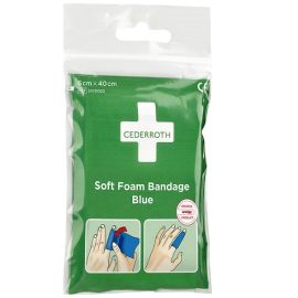 Bandaż piankowy Soft Foam Bandage Blue 6cm x 40 cm - opak.40szt