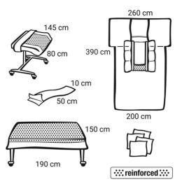 Foliodrape® Protect Plus zestaw  do operacji na klatce piersiowej II THORAX, wzmocniony