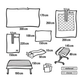 Foliodrape® zestaw do zabiegów na kończynie I extra wzmocniony