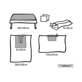 Foliodrape® zestaw z serwetą z wycięciem U wzmocniony