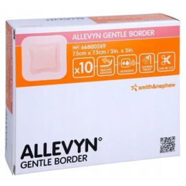ALLEVYN™ Gentle Border opatrunek piankowy z żelem 7,5x7,5cm - op. 10szt.