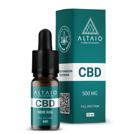 Olejek konopny ALTAIO CBD 500mg 10ml 5%