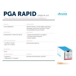 ATRAMAT-PGA RAPID szwy chirurgiczne wchłanialne