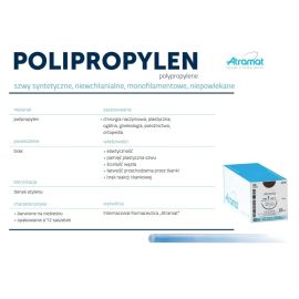 ATRAMAT-POLIPROPYLEN szwy chirurgiczne niewchłanialne