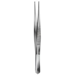 Pęseta chirurgiczna średnio-szeroka 1x2 ząbki długość 13cm B.Braun