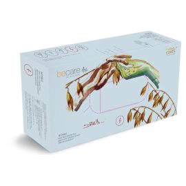 Rękawiczki nitrylowe, bezpudrowe, z wyciągiem z owsa, BECARE ART COATS op. 200 szt.