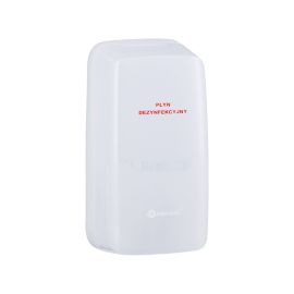 Bezdotykowy automatyczny dozownik płynu dezynfekcyjnego w sprayu MERIDA HARMONY na jednorazowe wkłady 800 ml z płynem dezynfekcyjnym MERIDA POLANA DDR+