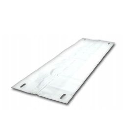 Worek na zwłoki, 4 uchwyty, atest, 220 cm x 90 cm  -  zamykany na zamek biały