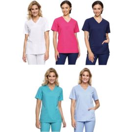 Bluza medyczna damska chirurgiczna BL 55 krótki rękaw - różne rozmiary i kolory