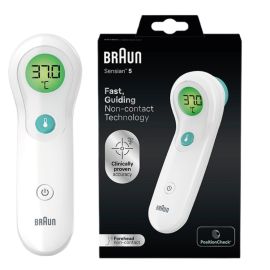 Termometr bezdotykowy / dotykowy do czoła Braun BNT300, z funkcją PositionCheck™, biały