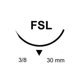 Szew wchłanialny Monocryl C589 rozm.2/0 ; 70cm ; 3/8koła odwr-tn. ; FSL , niebarwiony