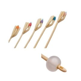 Cewnik Foley'a trójdrożny z plastikową zastawką , lateks silikonowany, z balonem 30ml, dł.400mm, sterylny