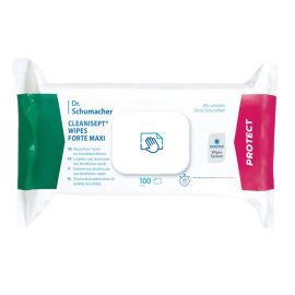 Bezalkoholowe chusteczki do dezynfekcji powierzchni CLEANISEPT® FORTE MAXI - FLOW-PACK 100 szt.