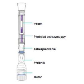 CRP test PEN, szybki test półilościowy typu PEN do wykrywania białka  CRP - opakowanie 15 sztuk