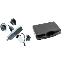 Cyfrowy system diagnostyczny RCS-100, zestaw uniwersalny, kamera + obiektyw ogólny, otoskopu, dermatoskopu + futerał, Riester