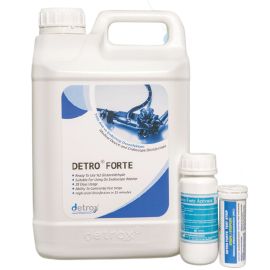 Detro Forte + aktywator, preparat na bazie aldehydu glutarowego do dezynfekcji endoskopów oraz wyrobów termolabilnych, sporobójczy - 5 L