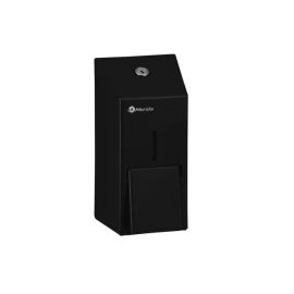 Dozownik mydła w płynie MERIDA STELLA BLACK LINE MINI, pojemność zbiornika 400 ml