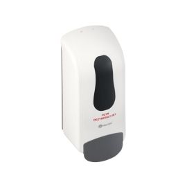 Dozownik płynu dezynfekcyjnego MERIDA ONE na jednorazowe wkłady 700 ml z płynem dezynfekcyjnym MERIDA POLANA DDR+ - różne kolory