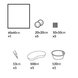 Pakiet do cewnikowania O-3 indywidualny, sterylny DS-CEW-O-03