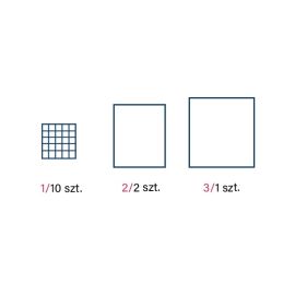Pakiet uniwersalny 134,  sterylny (kompres z gazy 17n8w, serweta 45x75, serweta 80x80)
