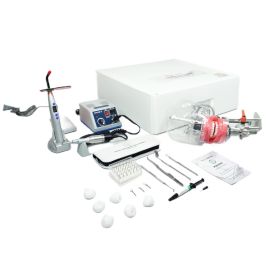 Fantom głowa, wiertła i wypełnienie - zestaw stomatologiczny