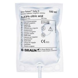 Uro Tainer Suby G -  3, 23 % - roztwór irygacyjny do konserwacji cewnika moczowego i wkraplania do pęcherza  - 100 ml
