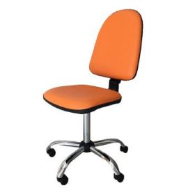 Fotel lekarski KL-1 CHROM + podłokietniki