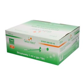 Strzykawka do tuberculiny (TBC) 1ml,  0,45x12  - op. 100 sztuk