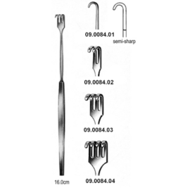 Hak do ran SEMI, długość  16 cm