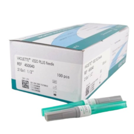Igła systemowa VACUETTE VISIO PLUS 0,8 x 38 mm 21G do próżniowego pobierania krwi - op. 100 szt.