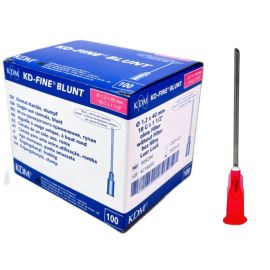 Igła/kaniula tępa do pobierania leków 18G, czerwona, KD-FINE BLUNT - op. 100 szt.