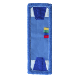 Nakładka z mikrofazy DUO biało - niebieska 40 cm