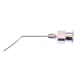 Kaniula okulistyczna do hydrodysekcji, Nichamin 25G CS1-026, zagięta, wielorazowego użytku