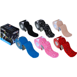 Taśma do kinesiotapingu - Kinesiology Tape Thera Band -  rolka 20 odcinków o długości 25,4 cm każdy