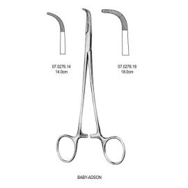 Kleszcze ADSON-BABY zakrzywione - długość 14 cm