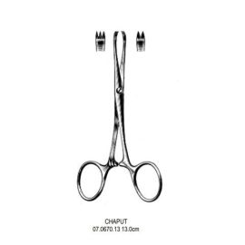 Kleszczyki hemostatyczne Chaput - długość 13 cm