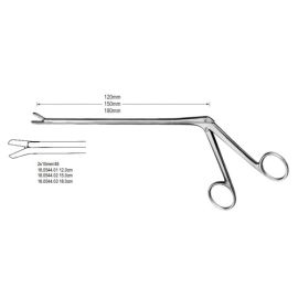 Kleszczyki Cushing 2x10mm - rozwarcie 45stopni  - końcówka w dół