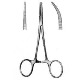 Kleszczyki MOSQUITO  jednorazowe 12,5cm - STERYLNE, METALOWE