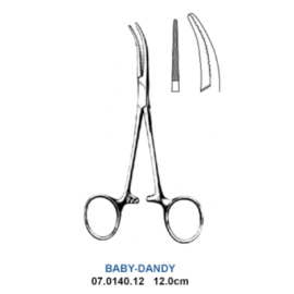 Kleszczyki tętnicze Mosquito Baby-Dandy, dł. 12 cm