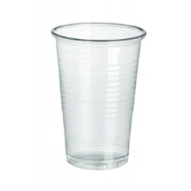 Kubek plastikowy, jednorazowy, 200ml, transparentny/przeźroczysty - op. 100 szt.