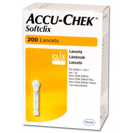 Lancety Accu-Chek SoftClix, do glukometru - op. 200 szt.