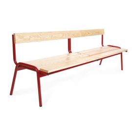 Ławka z oparciem SYLVIA