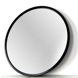 Lustro łazienkowe ścienne Faneco Scandi czarne 800 x 800 mm