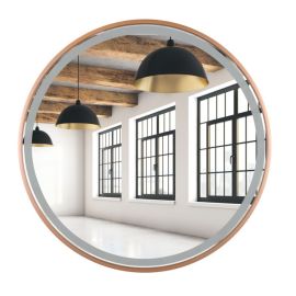 Lustro łazienkowe ścienne Scandi LED miedziane 600 x 600 mm
